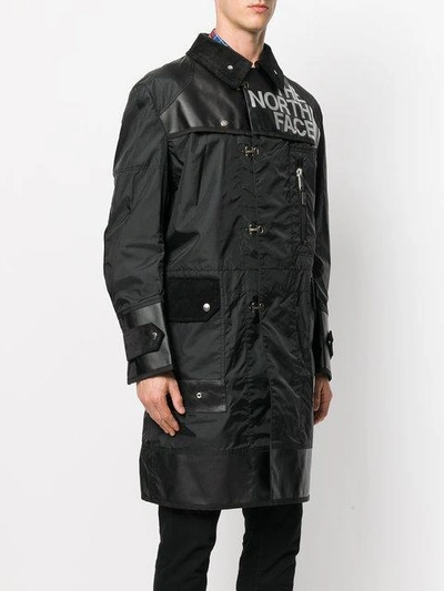 Shop Junya Watanabe Man  Comme Des Garçons X The North Face Coat - Black