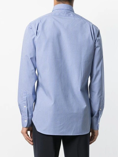 Shop Polo Ralph Lauren Classic Checked Shirt In Blue