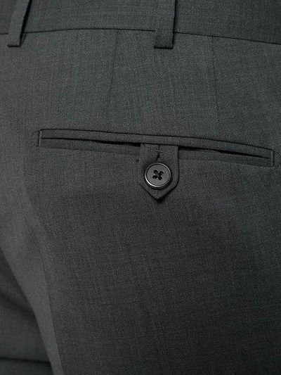 Shop Prada Slim Formal Suit In Grey