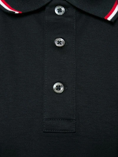 Shop Polo Ralph Lauren Stripe Tipped Polo Shirt - Black