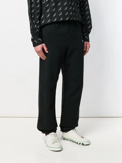 Shop Balenciaga Bal Jogging Pants In Black