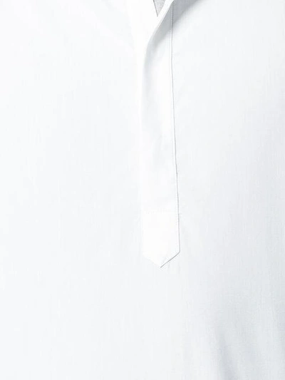 Shop E. Tautz Mandarin Collar Shirt - White