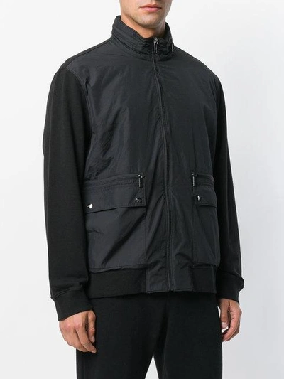 Shop Michael Kors Classic Bomber Jacket In Black