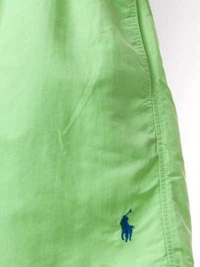 Shop Polo Ralph Lauren Embroidered Logo Swim Shorts