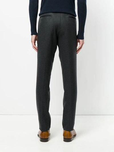 Shop Biagio Santaniello Slim-fit Trousers - Grey