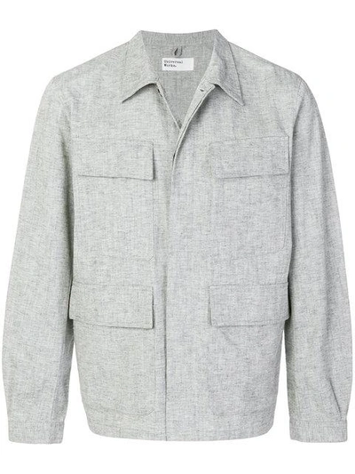 Shop Universal Works Fatigue Shirt Jacket - Grey