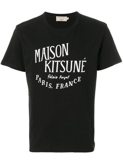 Shop Maison Kitsuné Maison Kitsune T-shirt In Black