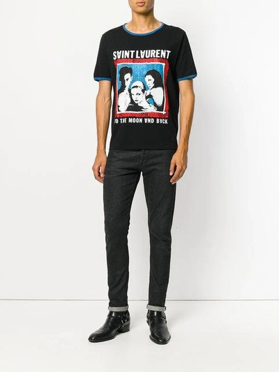 Saint laurent to the outlet moon and back tee