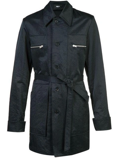 Shop Yang Li Spy Coat In Black