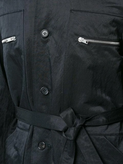 Shop Yang Li Spy Coat In Black
