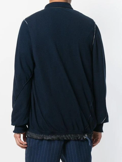 Shop Sacai Jersey Sweater