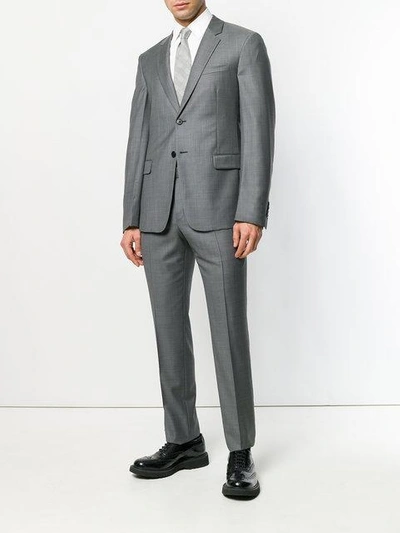 Shop Prada Formal Two-piece Suit - Grey