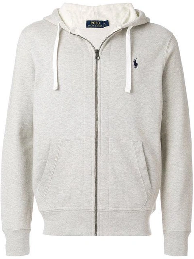 Shop Polo Ralph Lauren Hooded Sweatshirt - Neutrals