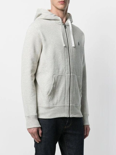 Shop Polo Ralph Lauren Hooded Sweatshirt - Neutrals