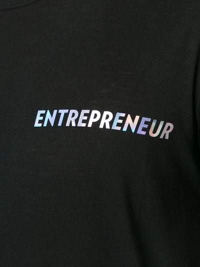 Shop Chin Mens Entrepreneur Print T In Black