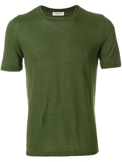 Shop Al Duca D'aosta Plain T-shirt In Green