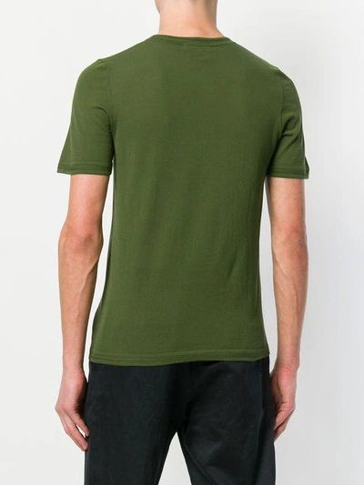 Shop Al Duca D'aosta Plain T-shirt In Green