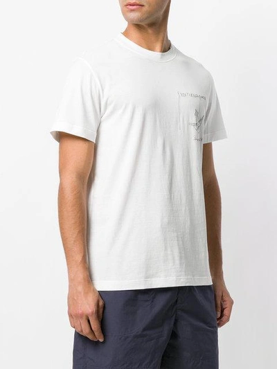 Shop Federico Curradi Embroidered Logo T-shirt - White