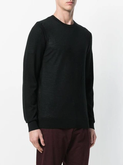 Shop Michael Kors Crew Neck Jumper In Black