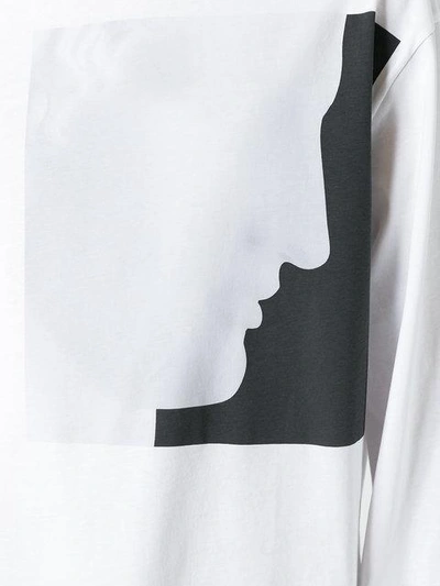 Shop Raf Simons X Robert Mapplethorpe Profile Print T-shirt - White