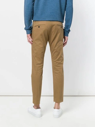 Shop Dsquared2 Slim-fit Trousers - Brown