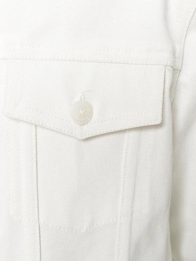 Shop Matthew Adam Dolan Matthew Adams Dolan Oversized Denim Jacket - White