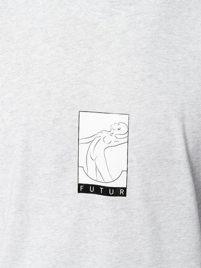 Shop Futur Logo Patch T In Grey