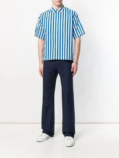 casual striped shirt