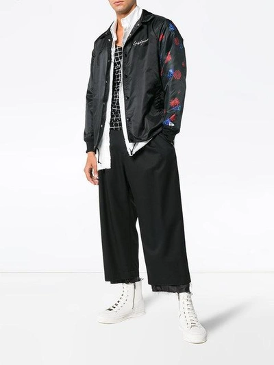 Shop Yohji Yamamoto X New Era Signature Coach Jacket In Black