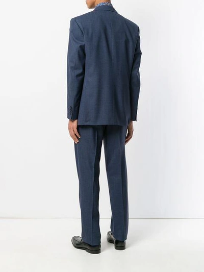 Shop Canali Classic Formal Suit - Blue