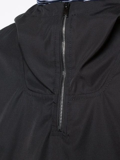 Shop Apc Hooded Winbreaker In Black