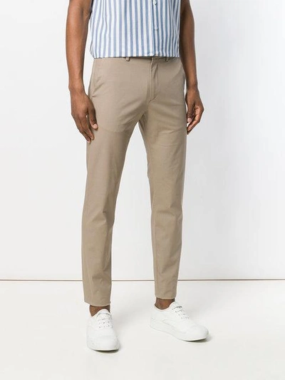 Theory Zaine Trousers - Neutrals In Neutrals
