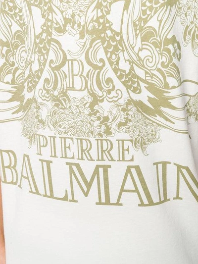 Shop Pierre Balmain Logo Print T-shirt