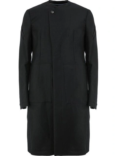 Takahiromiyashita The Soloist Button Up Coat In Black