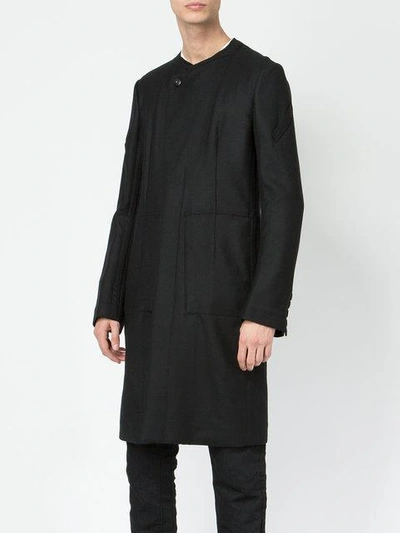 Takahiromiyashita The Soloist Button Up Coat In Black