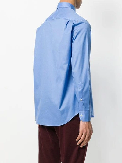 Shop Salvatore Piccolo Classic Shirt In Blue
