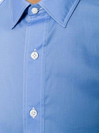 Shop Salvatore Piccolo Classic Shirt In Blue