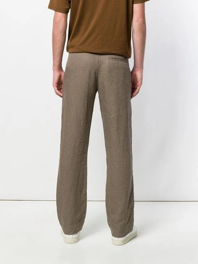 Shop Hannes Roether Tampas Trousers In Brown