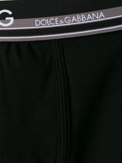 Shop Dolce & Gabbana Underwear Logo Boxers - Black