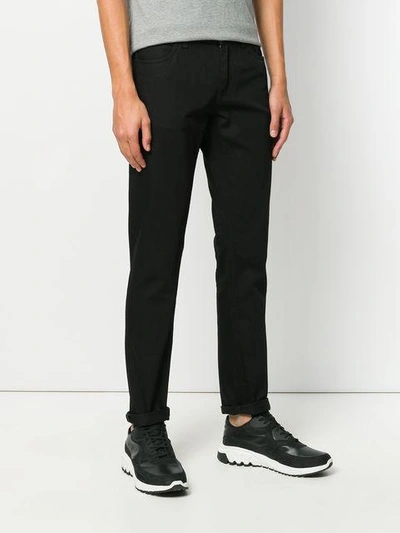 Shop Dolce & Gabbana Straight Leg Jeans In Black