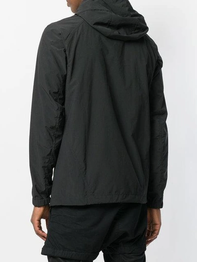 Shop 11 By Boris Bidjan Saberi Hooded Lightweight Jacket - Black