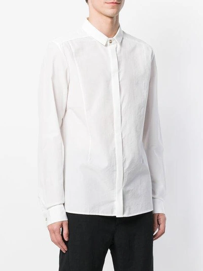Shop Individual Sentiments Classic Plain Shirt In White