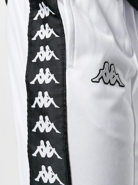 kappa side stripe track pants