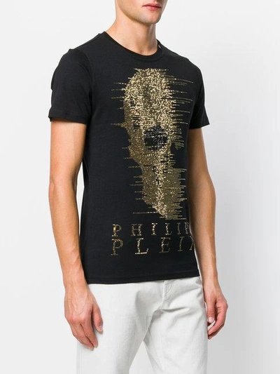 Shop Philipp Plein Embellished Skull T In Black