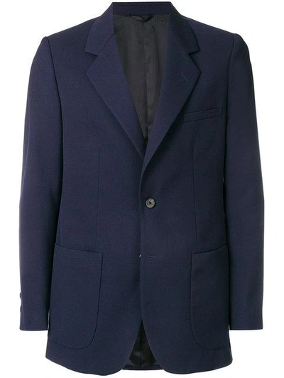 Shop Raf Simons Classic Buttoned Blazer