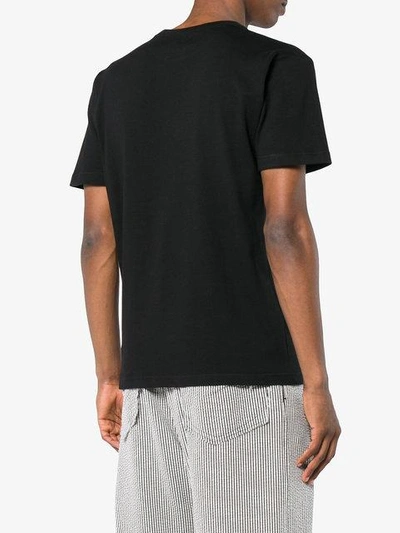 Shop Yohji Yamamoto New Era Signature Logo T-shirt - Black