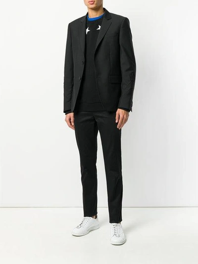 Shop Givenchy Classic Formal Blazer - Black