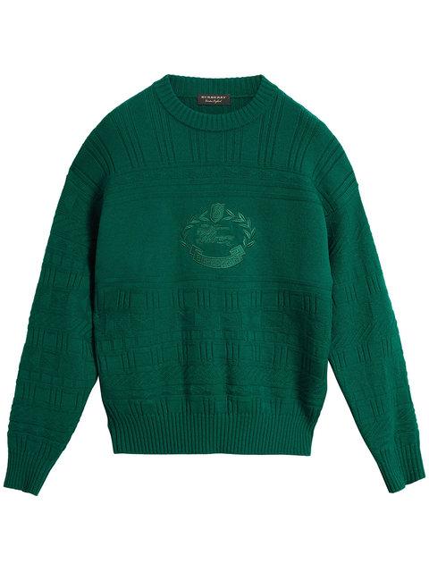 burberry green sweater