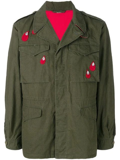 Shop Gucci Spiritismo Military Jacket In Green