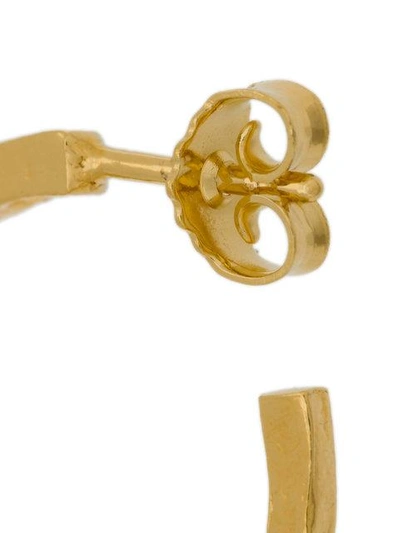 Wouters & Hendrix 'technofossils' Creolen In Metallic